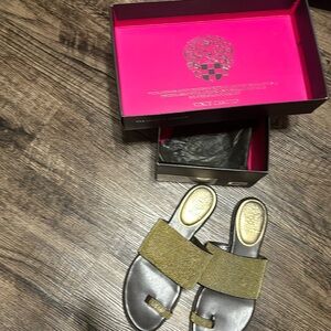Authentic Gold Slides Vince Camuto